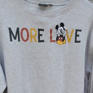 Disney Vintage 90s More Love Mickey Mouse Long sleeve sweater in Good Pre Owned